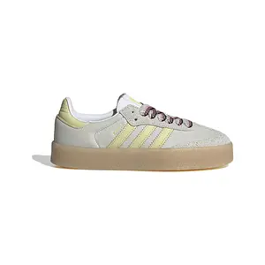 Adidas Originals Women's Grey/Yellow Sambae Sneakers, JI2739 (No Box)