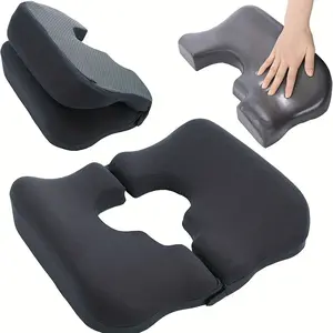 Memory Foam Bed Sore Cushions, Pressure Relief Pillow for Sleeping and Sitting, Comfortable Cushion for Bed Sores on Buttocks