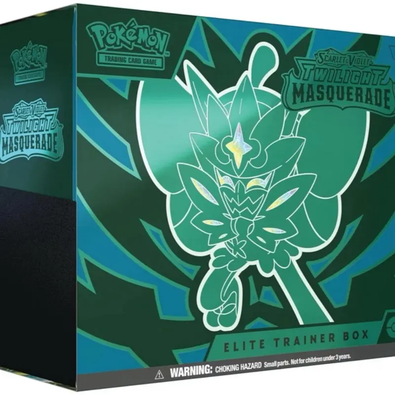 Twilight Masquerade Elite Trainer Box - Official TCG Collectible Cards Sealed Near Mint