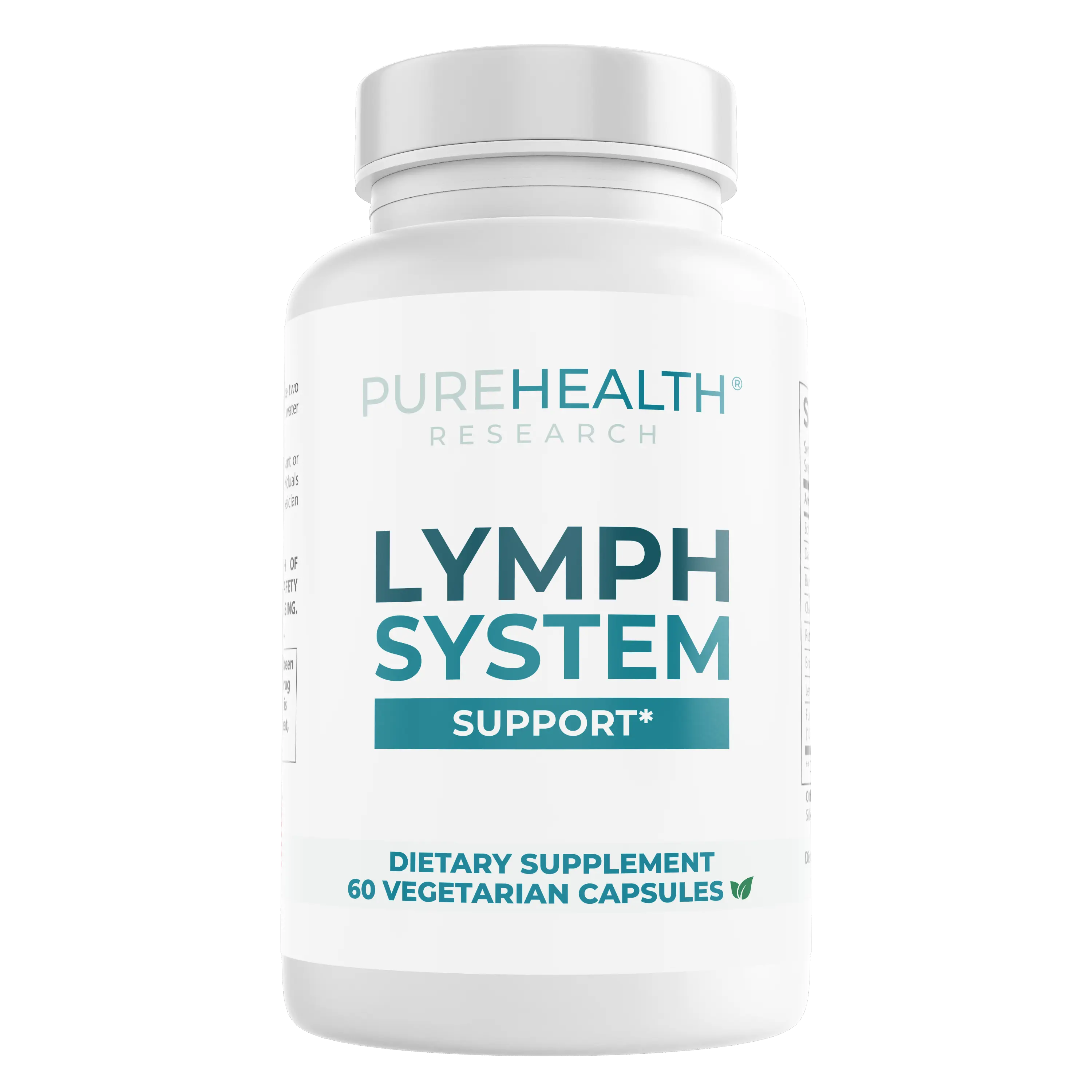 PureHealth Research Lymph System Support - Natural Lymphatic Drainage, Flush Toxins, Reduce Swelling, Puffiness and Optimize Lymphatic Health