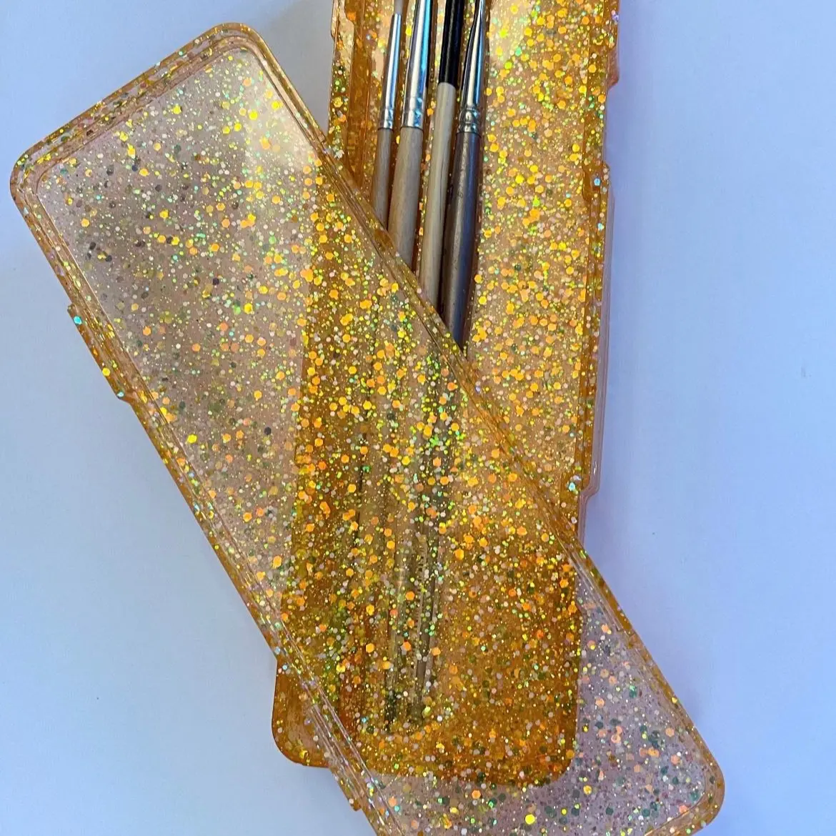 Epoxy Resin Personalized Pencil Case - Custom Name or Symbol