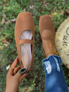 Women's Ballet Flats, Classic Outdoor Walking Shoes, Comfortable Daily Wear, Elastic Non-Slip Sole, Perfect Gift for Girlfriend Wife