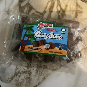 Cocoduro Pinatero hard coconut | 30ct, candy dules tipicos