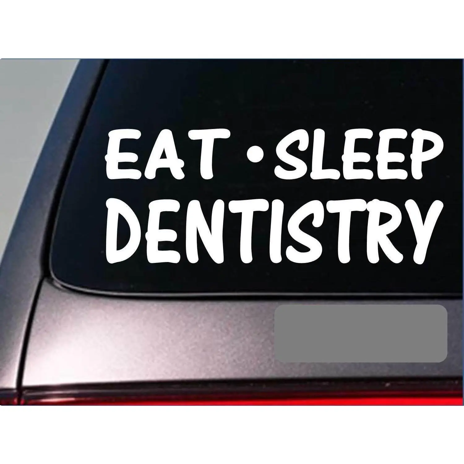 Eat Sleep Dentistry Sticker *G849* 8" vinyl dental hygienist bleach teeth white