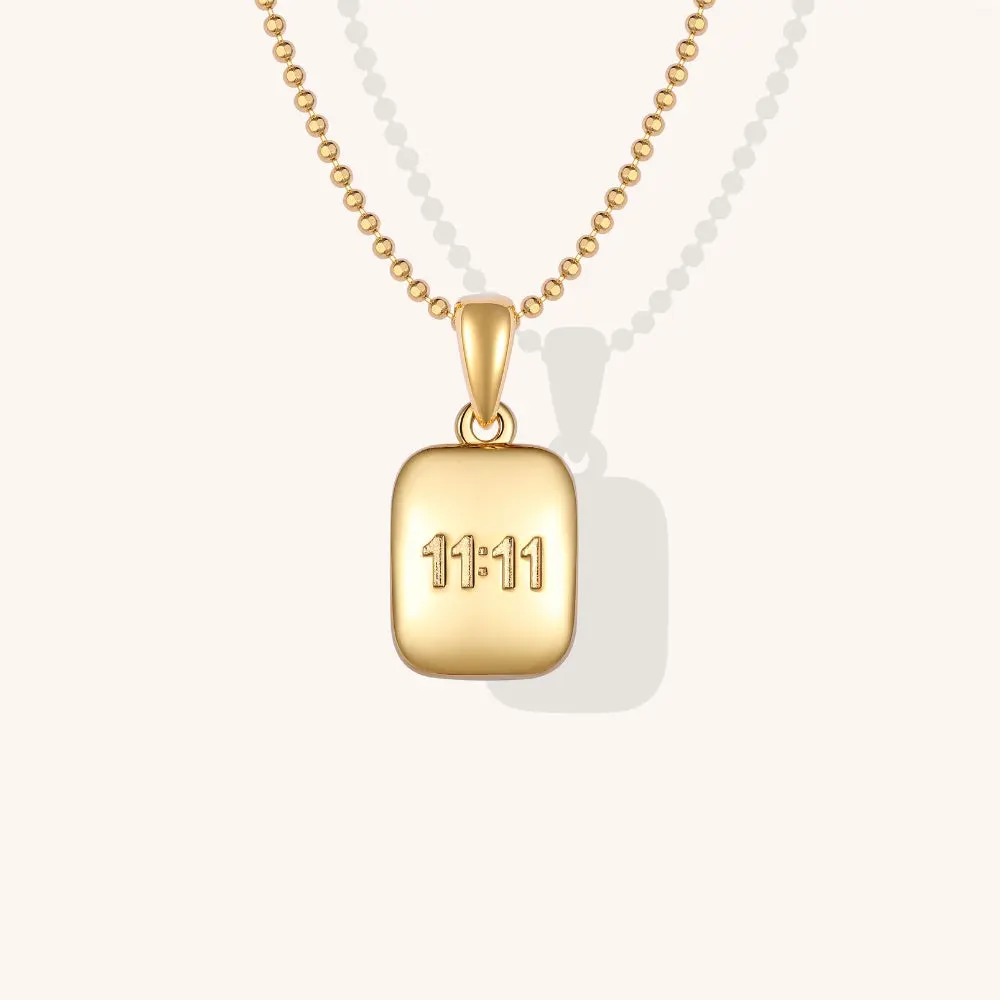 Lucky Number 11:11 - Mantra Talisman Necklace - Fashion Accessory