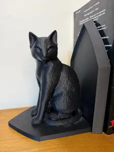 Black Cat Bookend Pair Home Decor