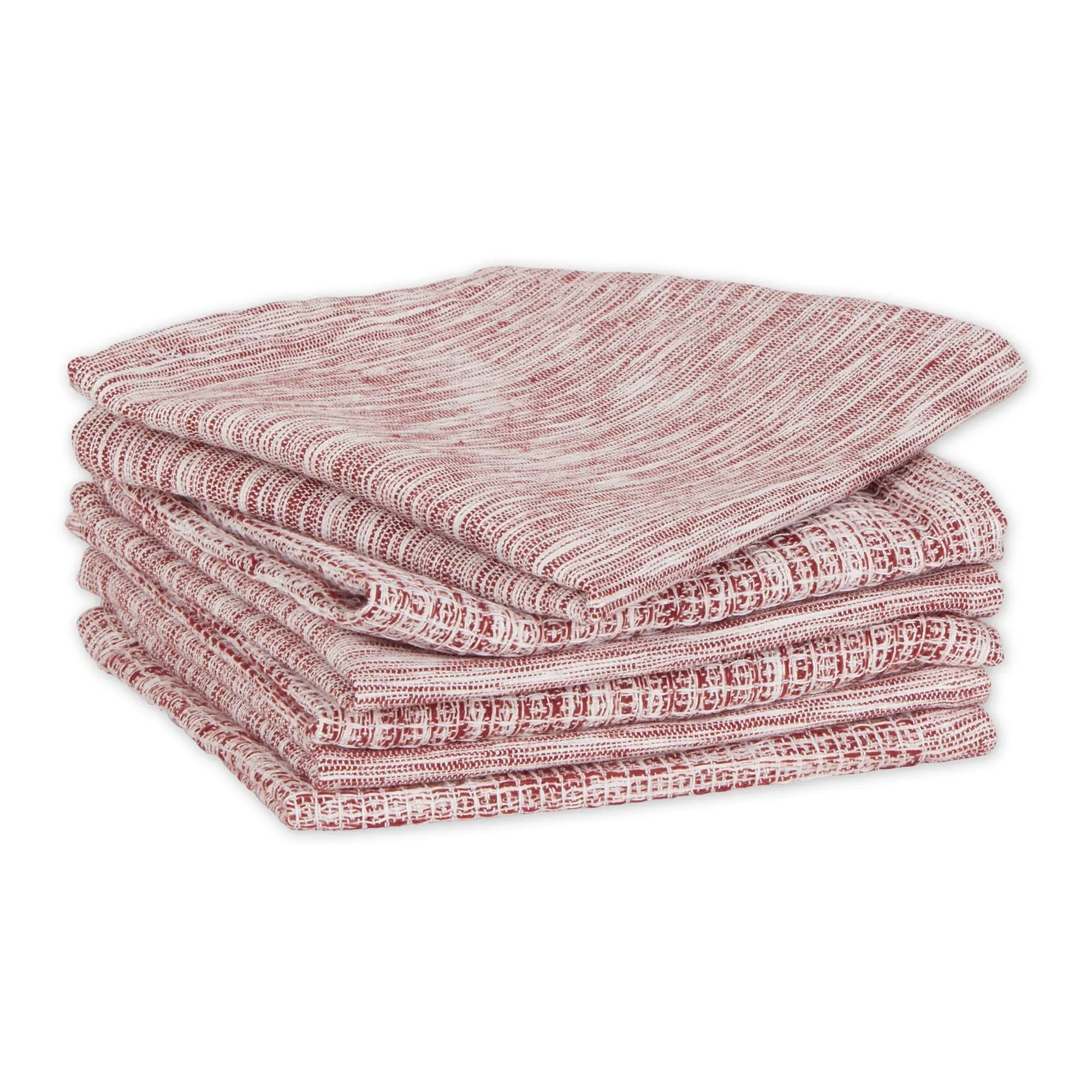 Design Imports Set of 6 Recycled Cotton Dishclo ths