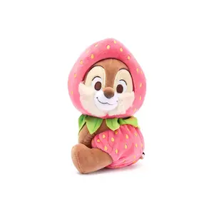 Disney Store Chip Strawberry Plush – 7'' – Disney Store Japan