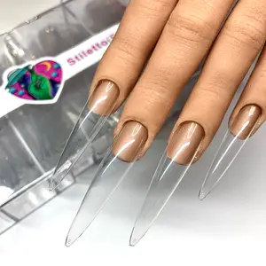NAIL TIPS XXL STILETO 504PCS (FULL COVER)