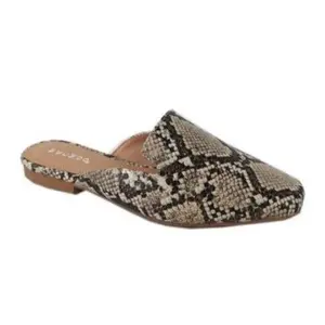 Women's Cobra Charm Mules - Classic Comfortable Footwear