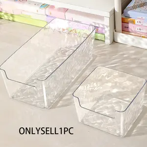 Transparent Acrylic Desk Drawer Organizer, Large Capacity, No Drilling, Lightweight, Ideal for Home Office Mall, Pen Notebook Storage