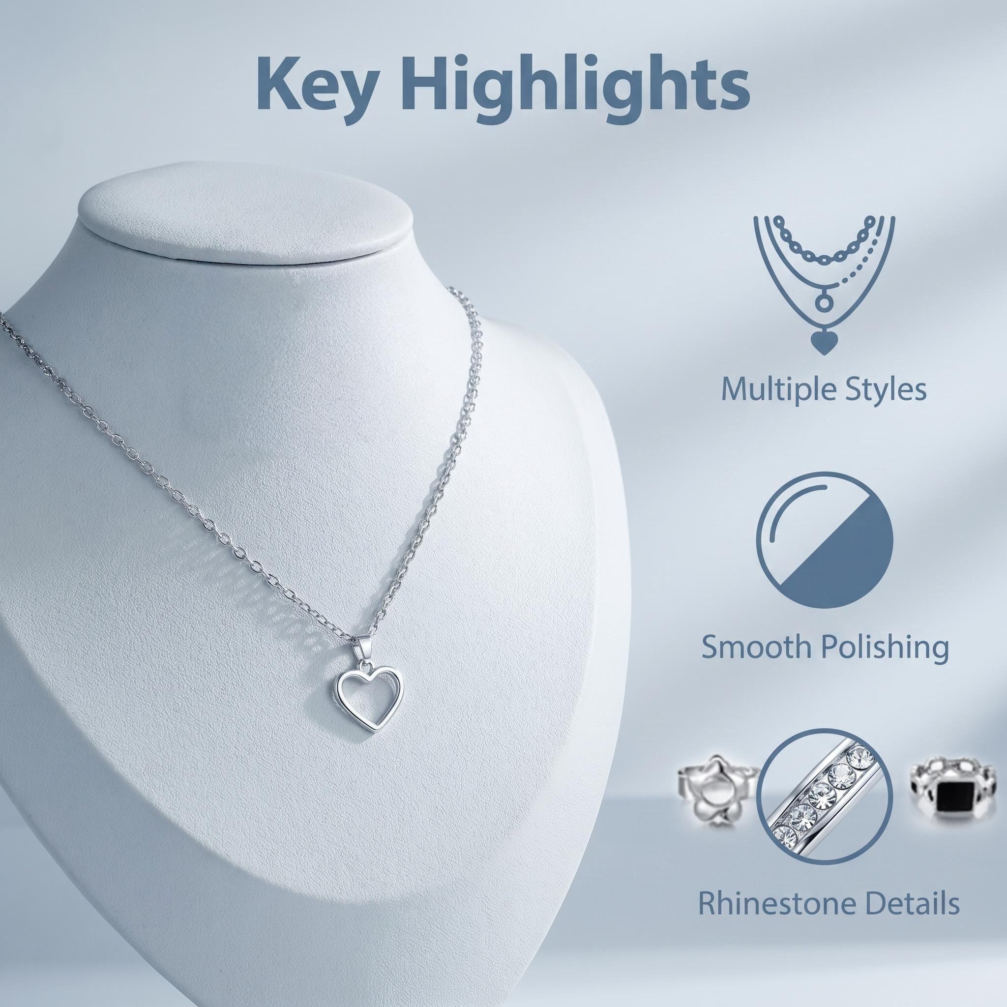 69 Pieces Gold Layered Alloy Jewelry Set, Dainty Multi-Layer Necklace Bracelet Earring Combo for Women, Geometric Rhinestone Accent Outfit Accessories for Daily Party Gifting Jewellery Gift Set