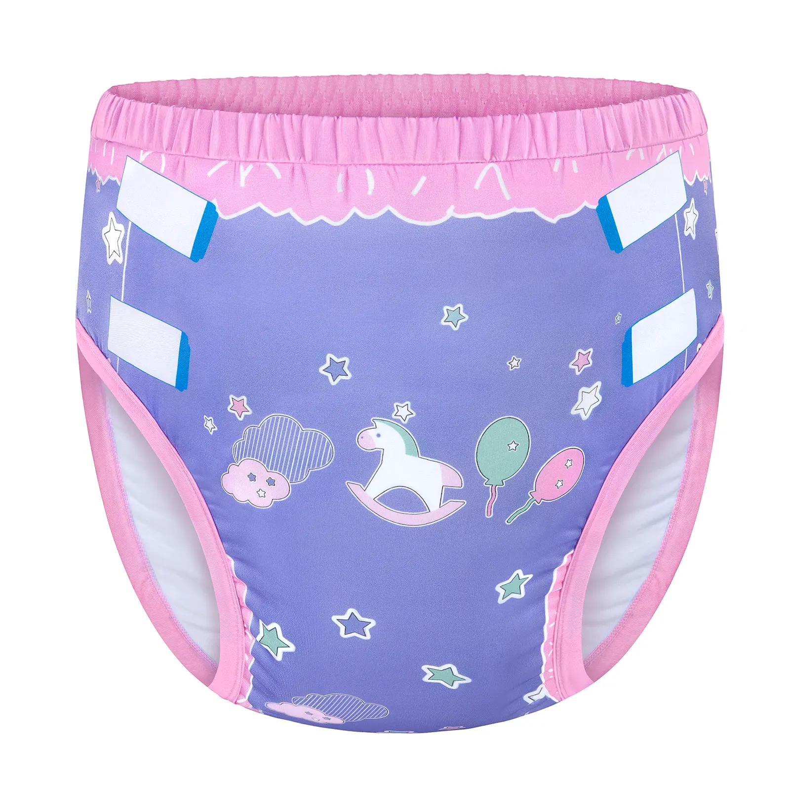 LITTLEFORBIG High Waist Adult Training Pants - Soft Silky, Washable, Reusable Panties for Little Fantasy Special Personal Care Needs, High Waist Underwear, Soft Fit Panty, Elastane, Cotton Blend, Reusable Wear, Washable Fabric