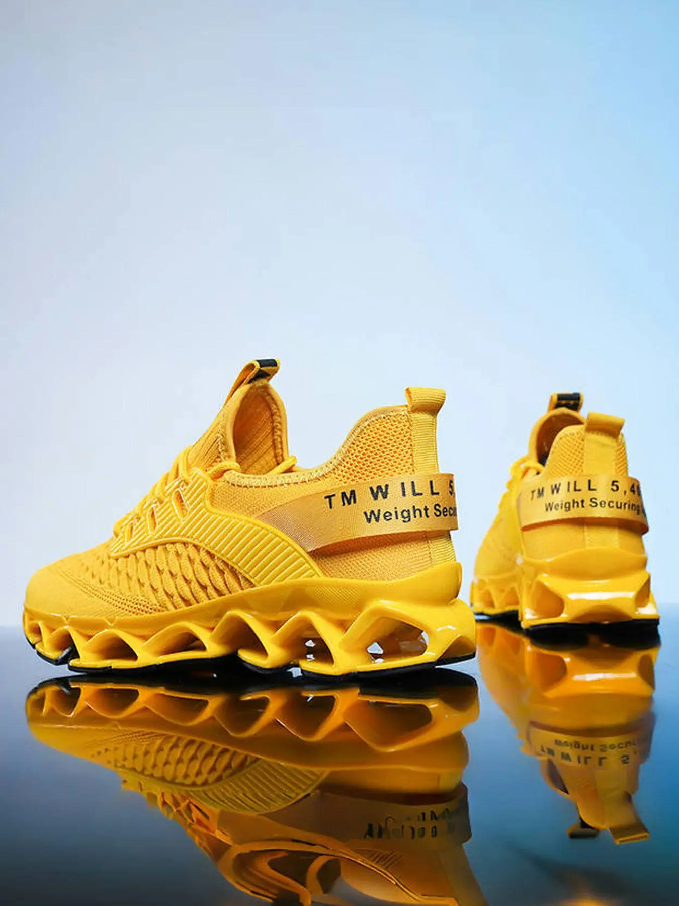 Men's Letter Print Lace Up Sport Running Shoes, Casual Sporty Breathable Comfortable Sneakers, Male All-match Round Toe Sport Sneakers for Daily Life