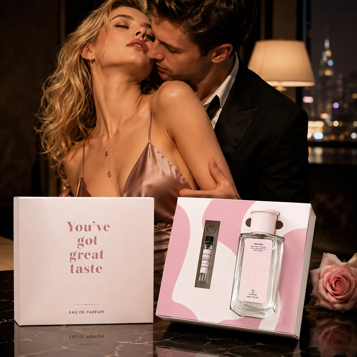 Pheromone-Inspired Perfume for Women, a Long-Lasting Floral Fruity Fragrance with a Sensual Woody Base, Aromatic Evening Scent for Romantic Nights, Floral Fruity Perfume, Signature Scent, Women's Fragrance