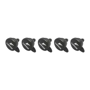 LGXNDS Portable Powder Funnel 5 Pack | Pre Workout, Protein & Supplement Funnel with Carabiner Loop | Gym Bag Essential