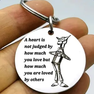 wizard of oz hot inspiration quote Keychain