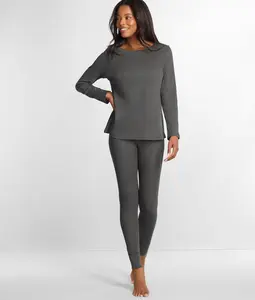 Ribbed Knit Pajama Set
