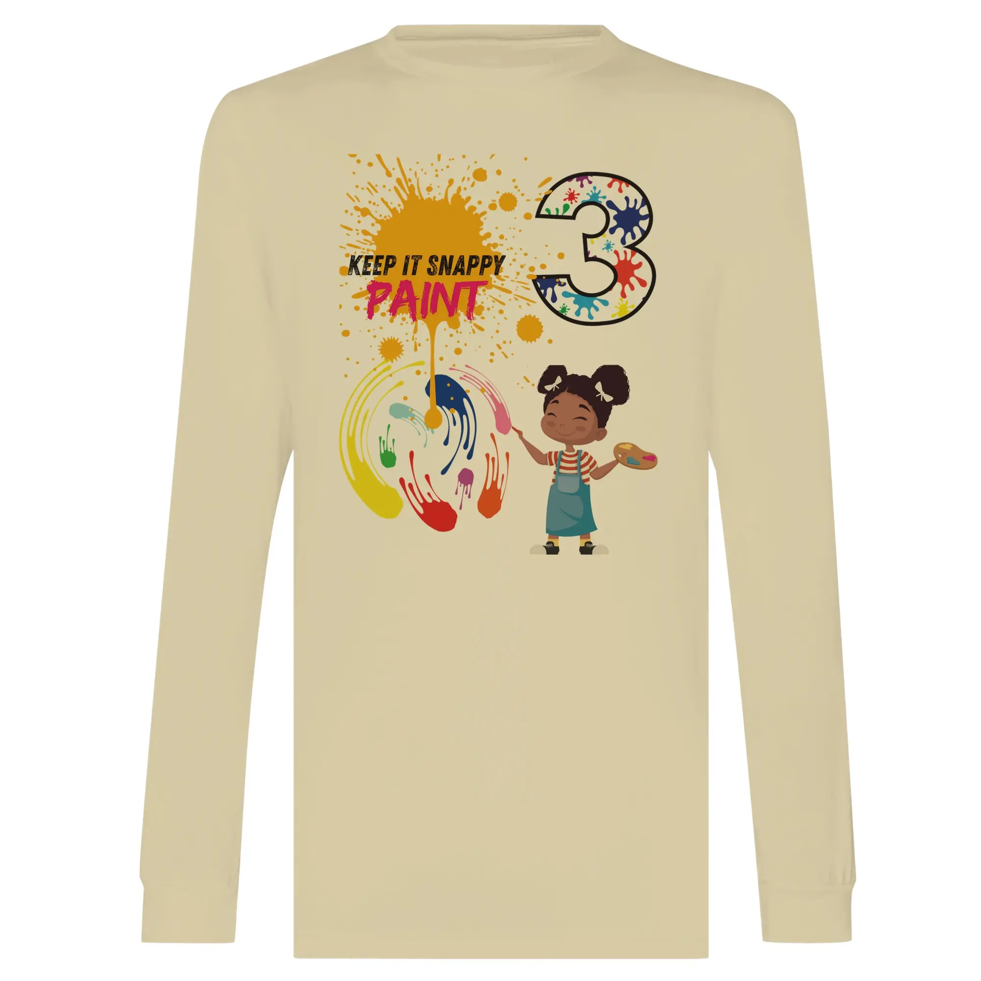 Snappy Thread's Long  Sleeve T-Shirt |Keep It Snappy Paint (KISP)|
