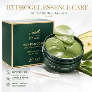 New Upgraded Cooling Eye Patches for Puffiness | Hydrogel Under-Eye Masks with Avocado Extract | Refreshes & Hydrates