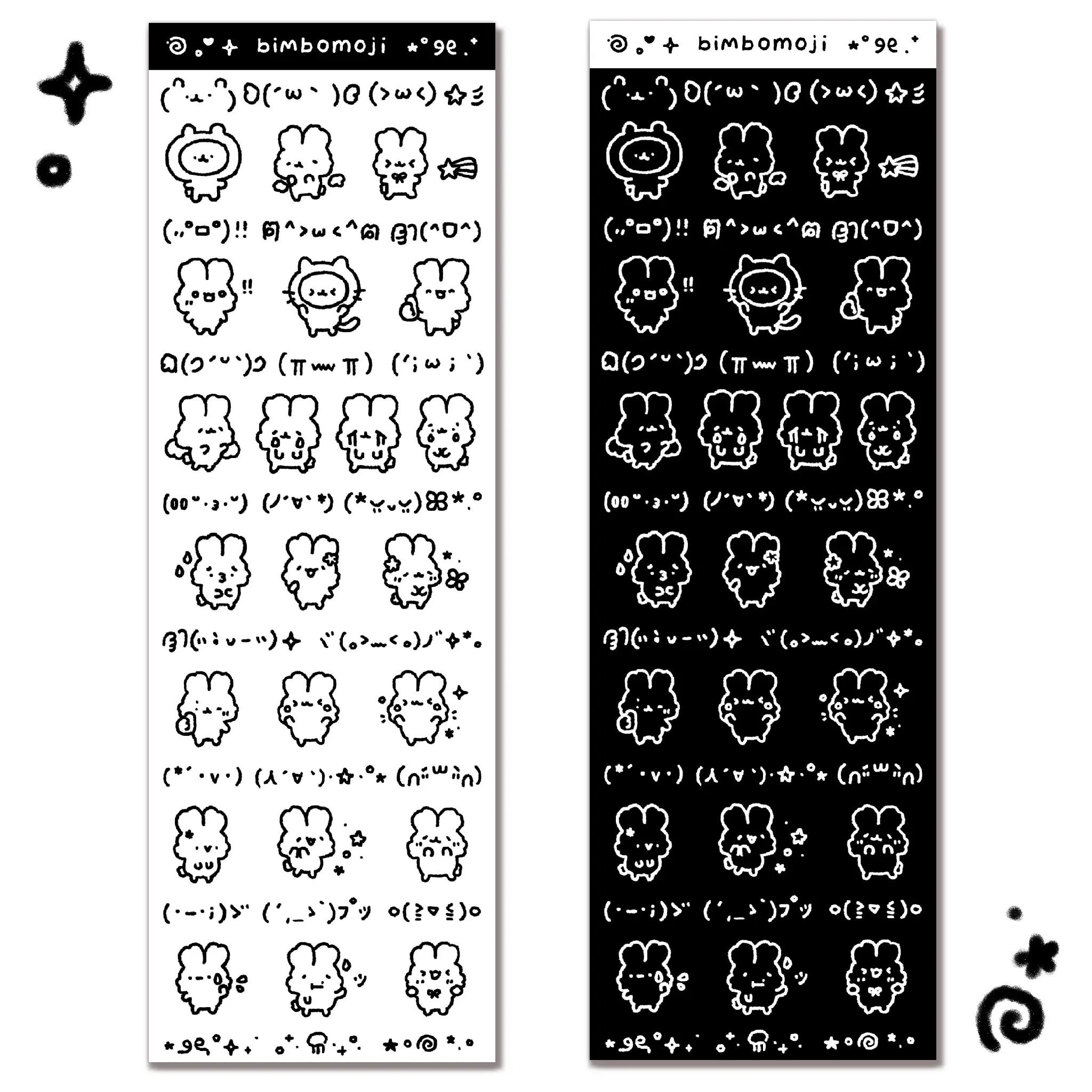 Bimbomoji Sticker Sheet