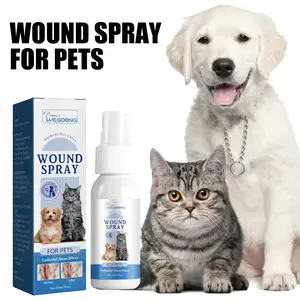 Yegbong Pet Wound Care Spray, Relieves Cats And Dogs Skin Itchy And Skin Wound Care Spray