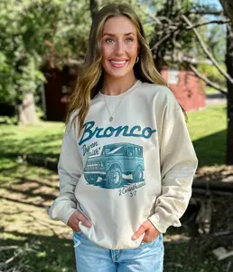 Driven By Faith Bronco Sweatshirt Womenswear Apparel