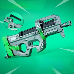 Fortnite Game Peripheral Submachine Gun Model Key Chain Car Backpack Pendant Decorate Children Toys Gifts
