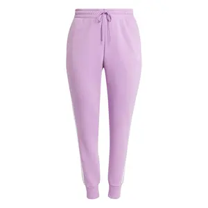 adidas Womens Essentials 3-Stripes Fleece Joggers Plus Size Casual - Purple