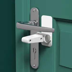 Baby Door Handle Lock, 2 Counts/set Multipurpose Adjustable Door Handle Locks for Kids & Pets, Safety Lock for Home, Office, Hotel, School