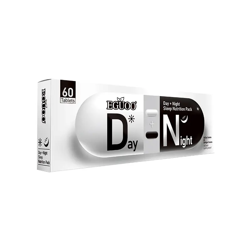EGUOO Day + Night Sleep Optimization Pack - 60 capsules