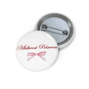 Midwest Princess Bow Pin Buttons