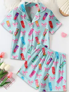 Alani Satin Pajamas Set, Alani Energy Drink Sleepwear, Satin Loungewear For Women, Alani Lover Gift For Her