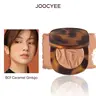 JOOCYEE Tortoise Shell Matte Powder Blush, Warm-Toned Color Correcting Pressed Powder, Highly Pigmented Smooth Formula, Natural Soft Flush, Long-Lasting Matte Finish, 3.5g Compact Makeup for Daily Wear, Office, Dates & Travel, Perfect for Fall & Winter
