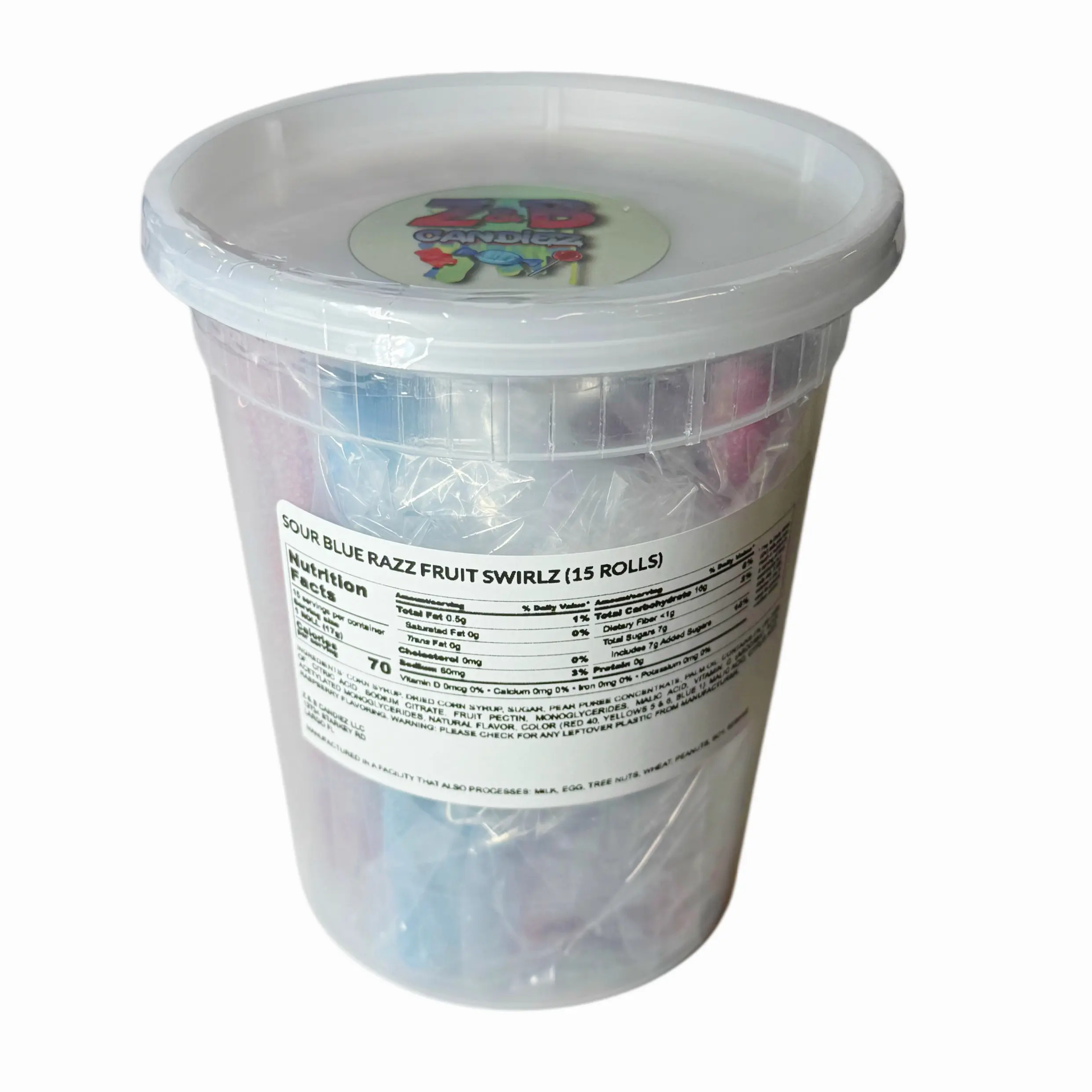 SOUR BLUE RAZZ (15 count)