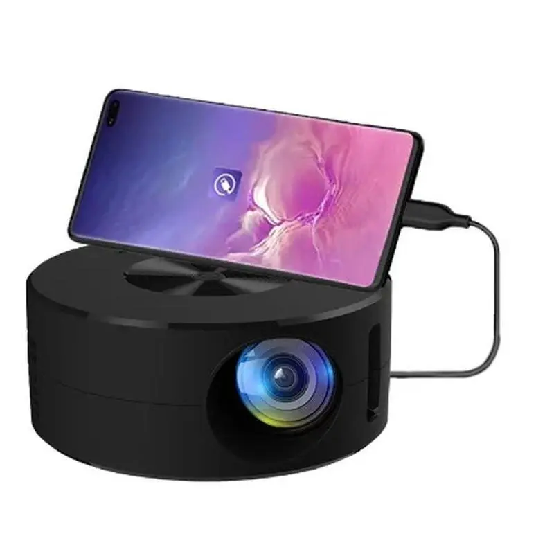 Android LED HD Projetor, Auto Focus, 100 inch Projection, Audio Cable Included Portable Projector Phone
