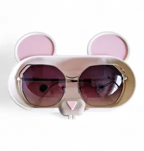 Mouse Eyeglass Tray - Adorable Animal Friend Eyeglass Tray - Cute 3D Printed Holder for Glasses - Fun Nightstand Organizer