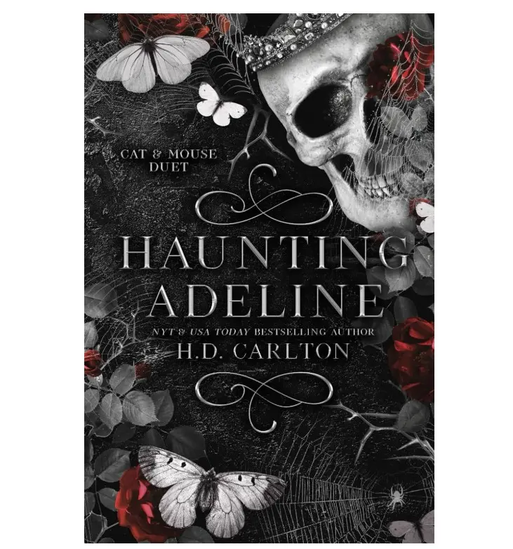 Haunting Adeline (Cat and Mouse Duet) Paperback – August 13, 2021 Gift for reader, Book lover,  Romantic Suspense Books