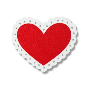Scalloped Heart Magnetic Shape