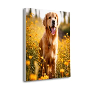 Custom Canvas Prints with Your Photos Customized Photo Canvas Personalized Canvas Picture Frame Wall Art Christmas Birthday Gifts for Dog Pet Baby Mom Dad Man Women Couple Boyfriend Girlfriend Family