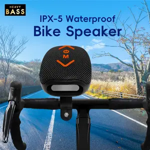 Premium Bluetooth Speaker for Outdoor Riding, Super Loud Volume Motorcycle Bike Audio Player, High-Powered HIFI Surround Soundbox, Small and Light Sport Tech Gift for Adults Men