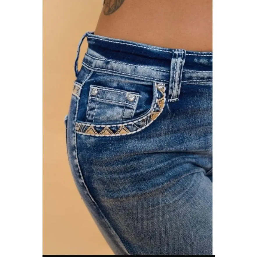 Butterfly Flared Jeans