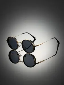 New Women's Round Small Frame Fashion Sunglasses, Trendy Metal Temple Design, Simple Vintage Style, Stylish Glasses for Ladies