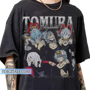 Vintage 90s Graphic Style Tomura Shigaraki T-shirt, Retro Shigaraki