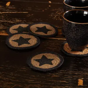 Blackstone Farm Star Braided Coasters