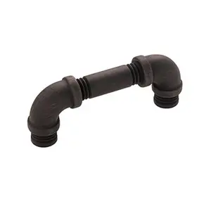212 MAIN 3 in. Vintage Bronze Door Pulls - Heavy-Duty Door Lock Hardware Handle Accessory, Includes Mounting Screws