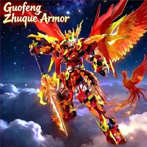 2039pcs Creative Collection Mech armor Model Phoenix Mech Set, Adult Home Office Cool Warrior Robot Kit, Easter Halloween Christmas Gift