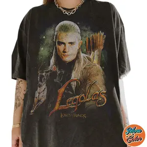Legolas Movie Fan T-shirt, LOTR Movie Sweatshirt, Cotton Unisex T-shirt, Crew Neck, Size S- 3XL, Menswear Top, Womenswear Top Underwear Streetwear