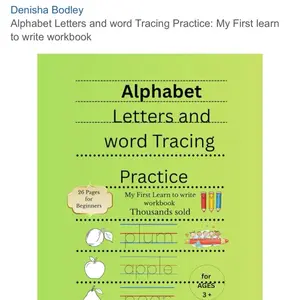 Alphabet Letters and word Tracing Practice: My First learn to write workbook