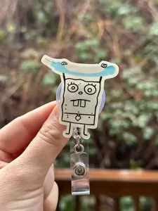 Doodle Bob Purewick - Nurse badge reel, RN, MD, medical, healthcare, work accessory